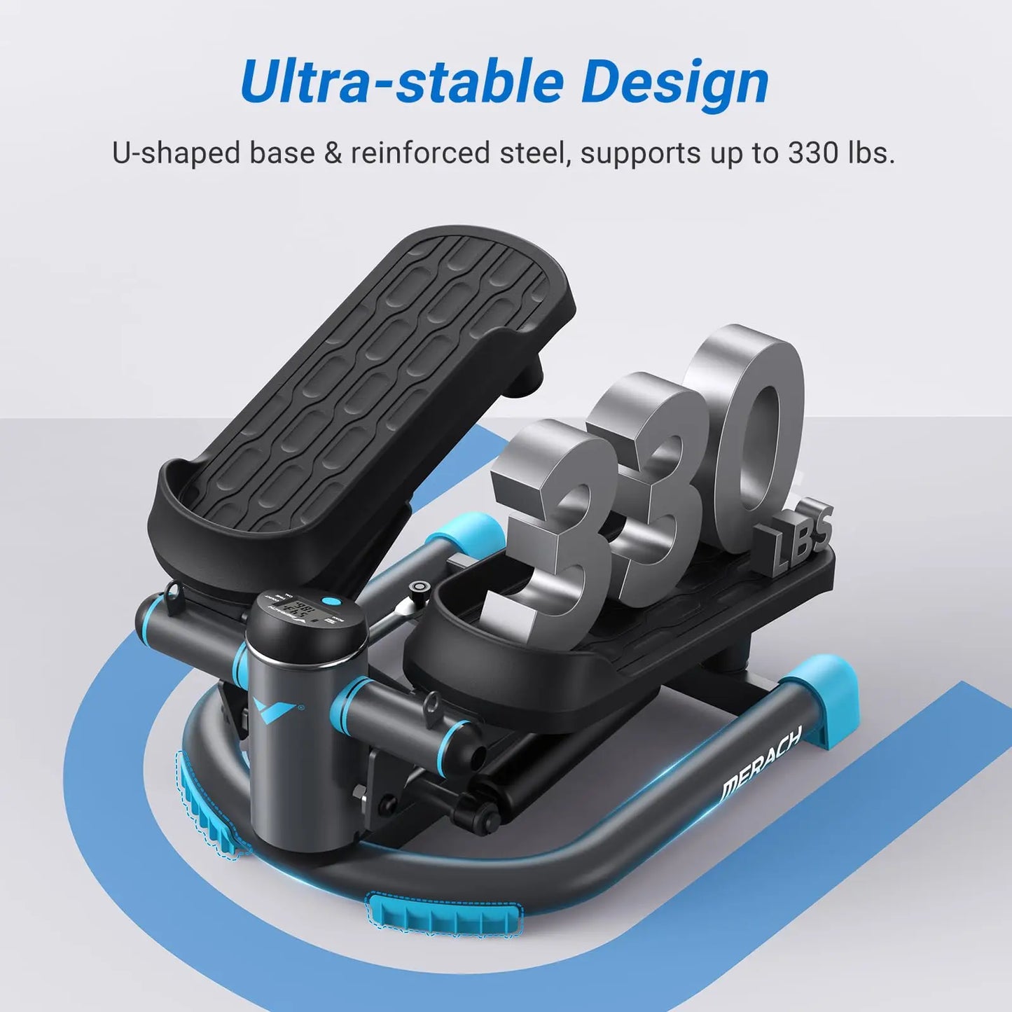 Dual-Action Stepper With Resistance Bands