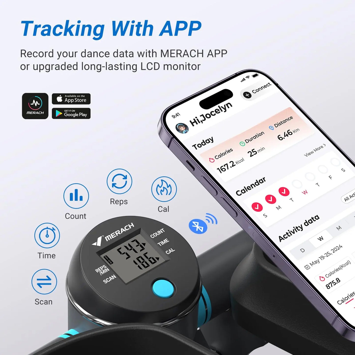 Dual-Action Stepper With Resistance Bands