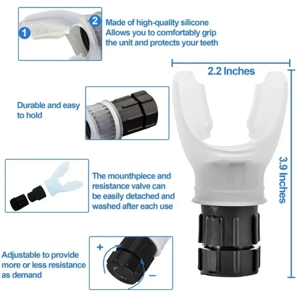 New Portable Abdominal Breathing Trainer With Adjustable Resistance