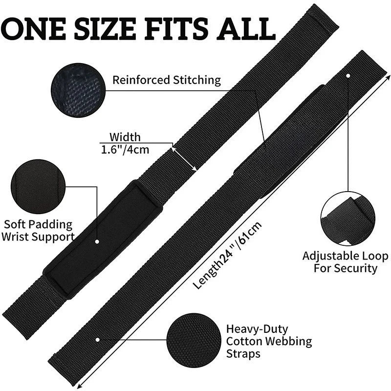 Weightlifting Wrist Straps for Strength Training