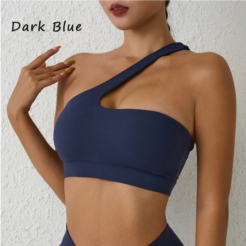 One-Shoulder Sports Bra