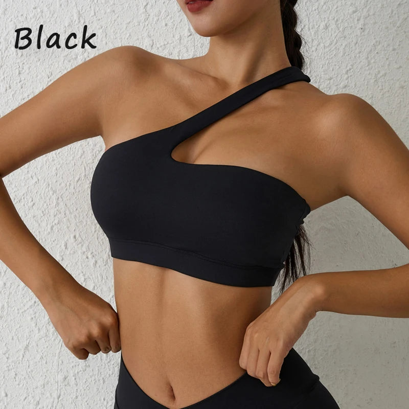 One-Shoulder Sports Bra