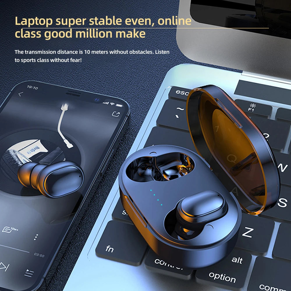 TWS A6S Waterproof Bluetooth Earphones