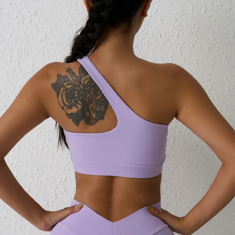 One-Shoulder Sports Bra