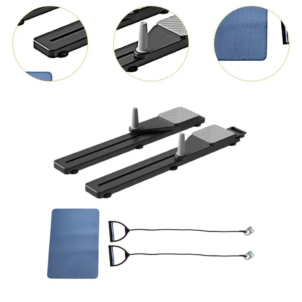 Portable Pilates Leg Trainer with Resistance Band