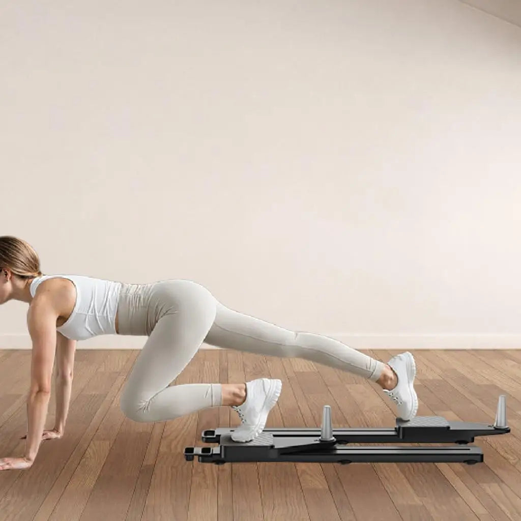 Portable Pilates Leg Trainer with Resistance Band