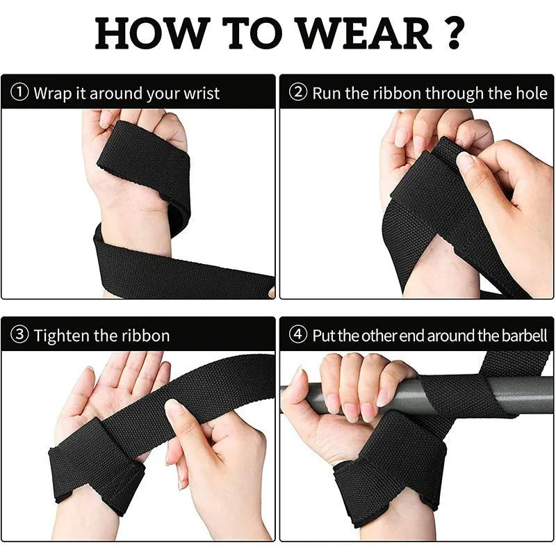 Weightlifting Wrist Straps for Strength Training