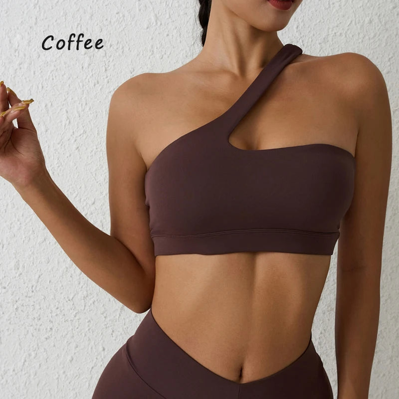One-Shoulder Sports Bra