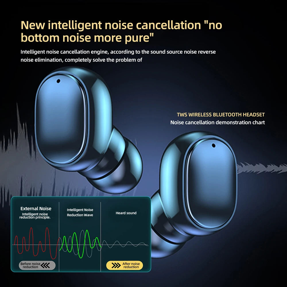 TWS A6S Waterproof Bluetooth Earphones