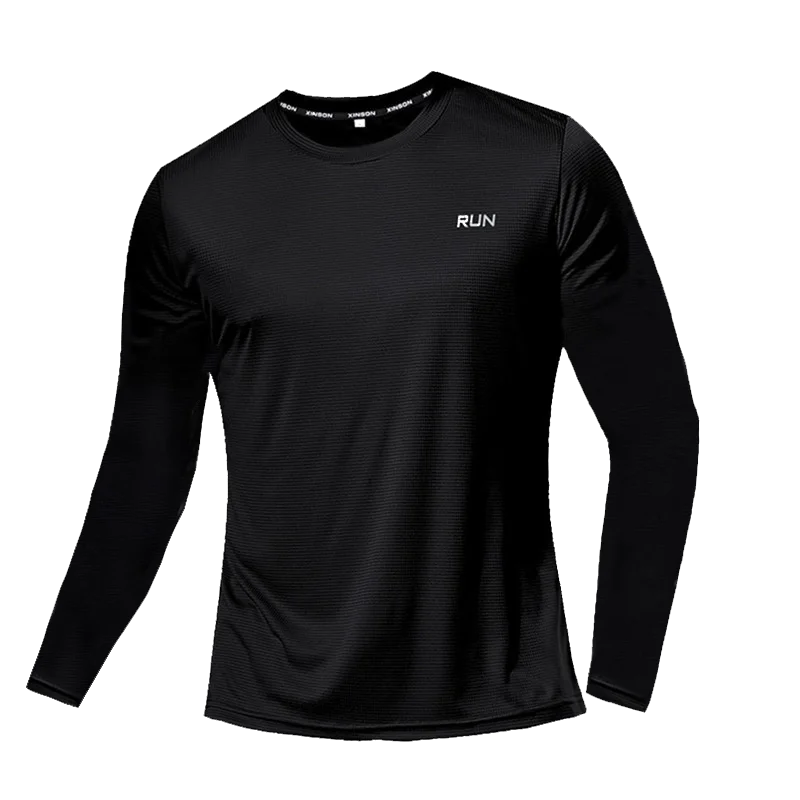 Black Quick Dry Running Shirt