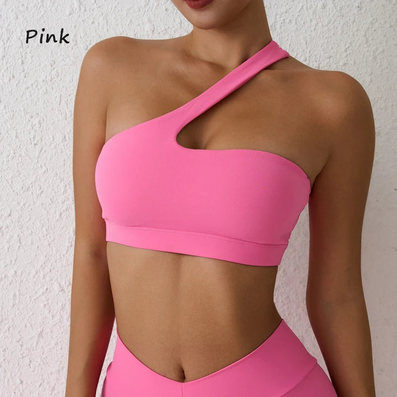 One-Shoulder Sports Bra