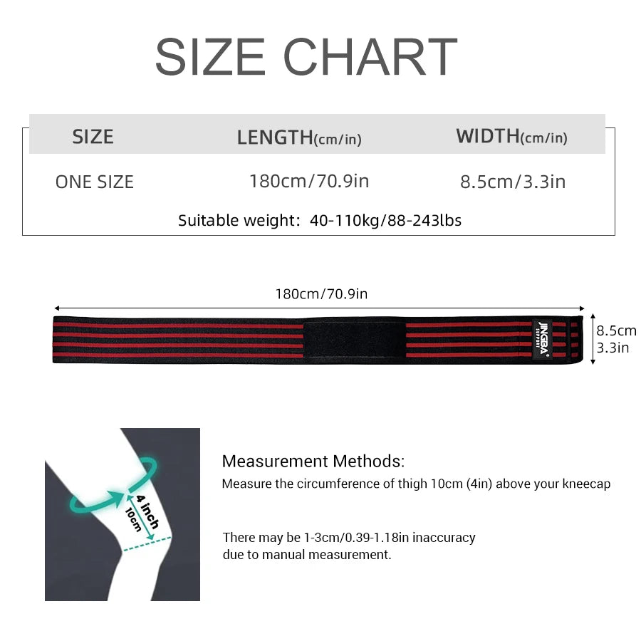Adjustable Elastic Knee Wraps
