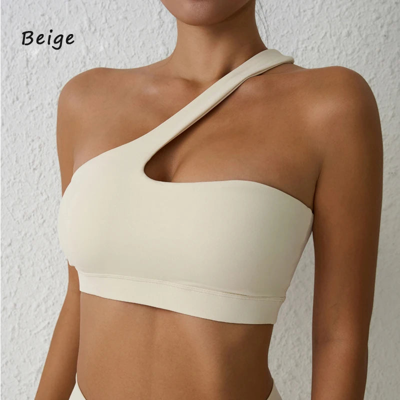 One-Shoulder Sports Bra