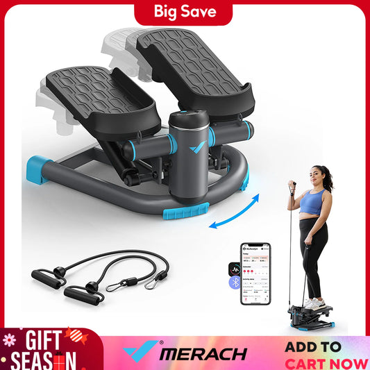 Dual-Action Stepper With Resistance Bands