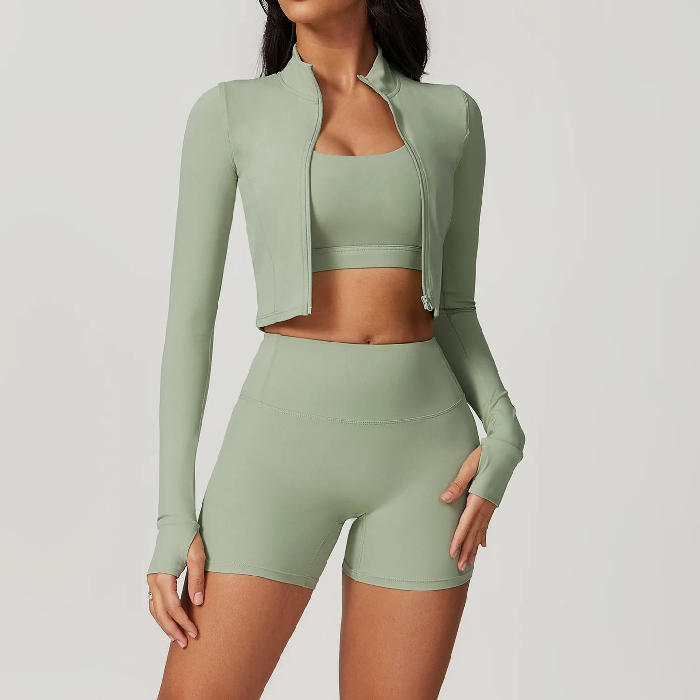 Women's Three Piece Yoga Set