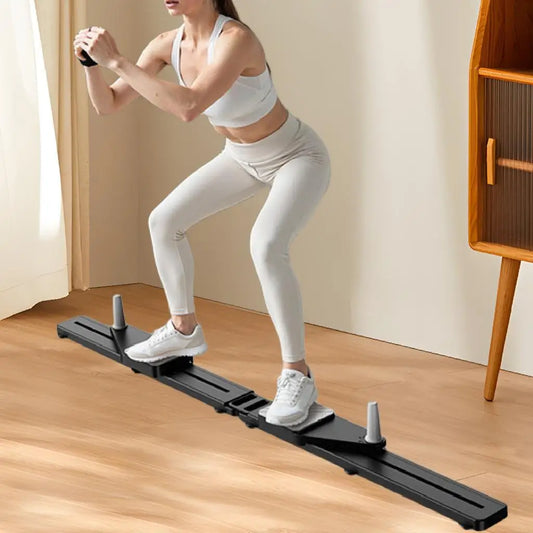 Portable Pilates Leg Trainer with Resistance Band