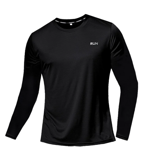 Black Quick Dry Running Shirt